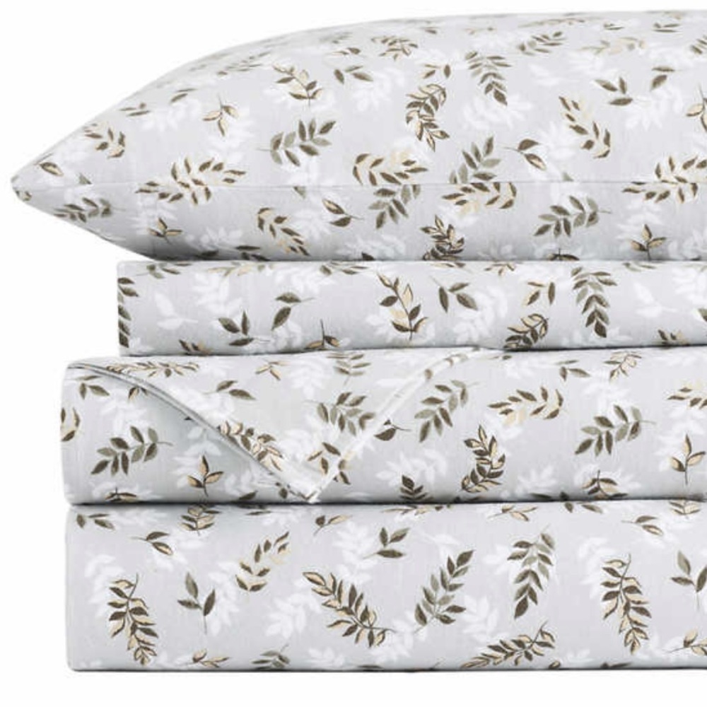 Portuguese Flannel 4-Piece Sheet Set - Picture 3 of 3